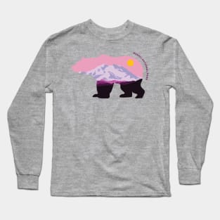 Denali National Park Bear Long Sleeve T-Shirt